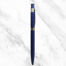 Matte Blue Twist Ball Pen – Silver Clip | Premium Blue Ink | Sleek Matte Finish