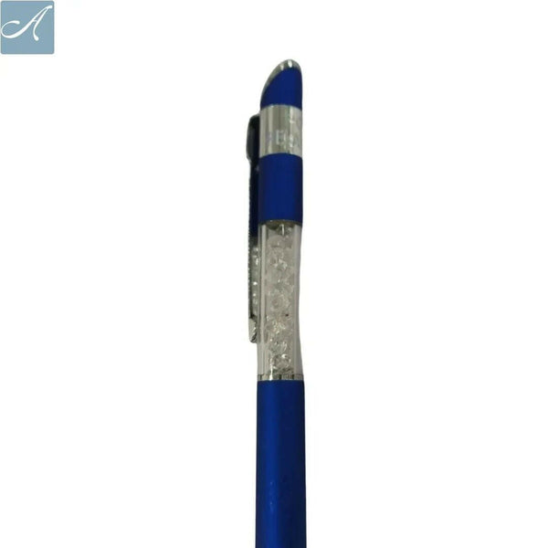 Matte Blue Diamond Top Ball Pen – Twist Mechanism | BallPenBazaar