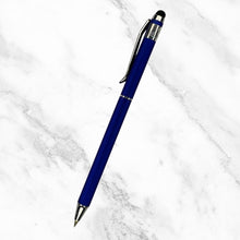 Matte Blue Mobile Touch Ball Pen – Blue Ink | Twist Mechanism | BallPenBazaar