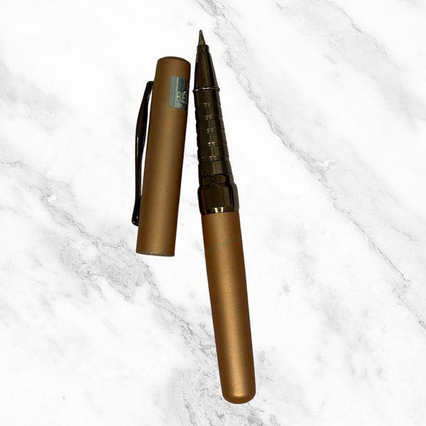 Matte Coffee Ball Pen – Blue Ink | BallPenBazaar
