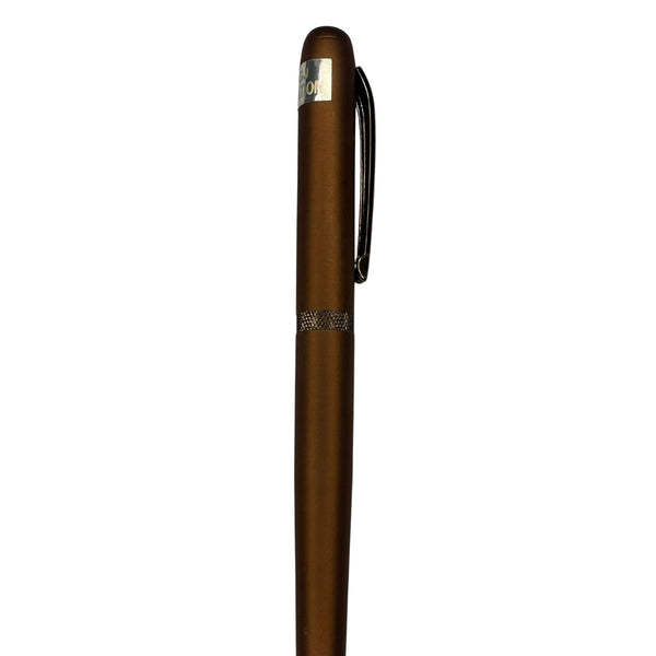 Matte Coffee Magnetic Cap Ball Pen – Blue Ink | BallPenBazaar