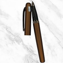 Matte Coffee Color Magnetic Cap Ball Pen – Openable Mechanism | Blue Ink | Black Clip