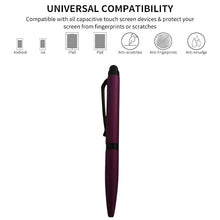 Matte Dark Pink Mobile Touch Mini Ball Pen – Black Clip | Twist Mechanism | Blue Ink | Smooth Writing with Mini VT Refill