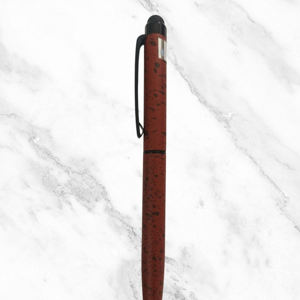 Matte Maroon Mobile Touch Pen – Blue Ink | Twist Mechanism Ball Pen | BallPenBazaar