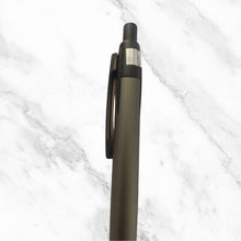 Matte Gunmetal Ball Pen – Smooth Blue Ink | Sleek Click Design