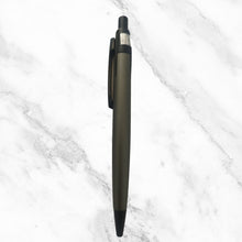 Matte Gunmetal Ball Pen – Smooth Blue Ink | Sleek Click Design