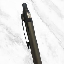 Matte Gunmetal Ball Pen – Smooth Blue Ink | Sleek Click Design