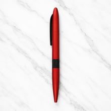 Matte Red Twist Ball Pen with Black Clip – Blue Ink | Premium Valentine Gift Pen