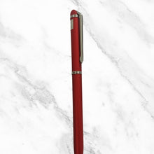 Matte Red Ball Pen – Silver Clip | Twist Mechanism | Blue Ink | BallPenBazaar