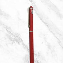 Matte Red Ball Pen – Silver Clip | Twist Mechanism | Blue Ink | BallPenBazaar