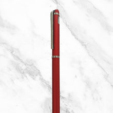 Matte Red Ball Pen – Silver Clip | Twist Mechanism | Blue Ink | BallPenBazaar