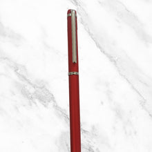 Matte Red Ball Pen – Silver Clip | Twist Mechanism | Blue Ink | BallPenBazaar
