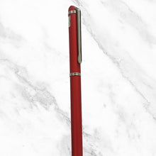 Matte Red Ball Pen – Silver Clip | Twist Mechanism | Blue Ink | BallPenBazaar