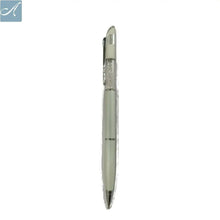 Matte White Diamond Pen – Elegant Design for Smooth Writing With Mini VT Refill Blue Ink.