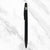 Metallic Black Body Twist Ball Pen – Cross-Type Refill | Black Ink