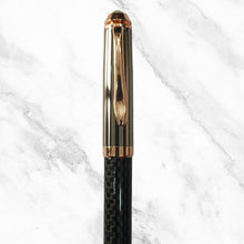 Metallic Black Designer Ball Pen with Silver Clip | Schmidt 888 Blue Ink Refill