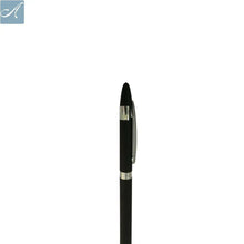 Metallic Black Ball Pen – Twist | Silver Clip | Black Ink | BallPenBazaar