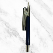 Metallic Blue CA Logo Ball Pen – Openable Mechanism | Smooth Writing Blue Ink