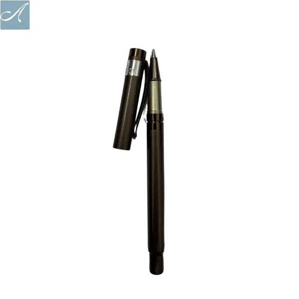 Metallic Brown Ball Pen – Silver Grip | Black Ink | BallPenBazaar