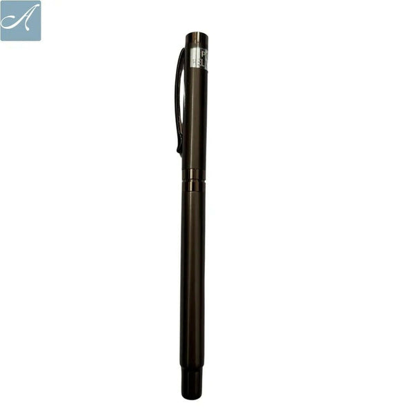 Metallic Brown Ball Pen – Silver Grip | Black Ink | BallPenBazaar