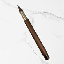 Metallic Cream Body Ball Pen with Brown Cap | Openable Mechanism | Premium Smooth Writing Blue Ink Pen | Elegant Gifting Choice