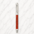 Ballpen Bazaar Metallic Orange Designer Ball Pen with Silver Cap | Openable Mechanism | Blue Ink | Premium Metal Writing Pen