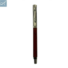 Designer Brown Ball Pen with Silver Cap – Black Ink | BallPenBazaar