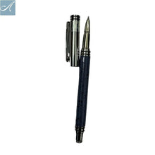 Designer Gray Ball Pen with Silver Cap – Black Ink | BallPenBazaar