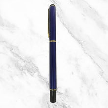 Metallic Glossy Blue Ball Pen – Gold Clip | Openable Mechanism | Black Ink
