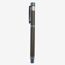 Metallic Glossy Blue Gunmetal Ball Pen – Openable Premium Design | 1mm Metal Jotter Refill | Smooth Blue Ink Writing Pen for Men & Women