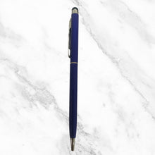 Metallic Glossy Blue Ball Pen – Mobile Touch | Blue Ink |BallPenBazaar