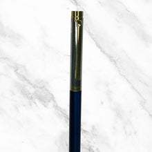 Blue and Silver Ball Pen – Twist Mechanism | Gold Clip | Blue Ink 