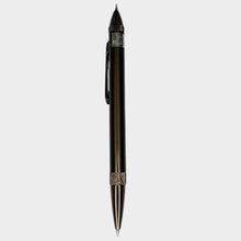 Dual Ink Glossy Brown Ball Pen – Blue & Red | Twist Mechanism