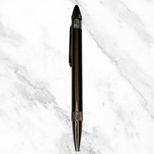 Dual Ink Glossy Brown Ball Pen – Blue & Red | Twist Mechanism