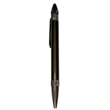 Dual Ink Glossy Brown Ball Pen – Blue & Red | Twist Mechanism | BallPenBazaar