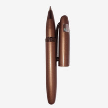 Metallic Glossy Brown Ball Pen with Brown Cap – Openable Mechanism | Smooth Blue Ink Writing
