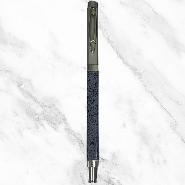 Metallic Gray and Silver Ball Pen – Blue Ink | BallPenBazaar