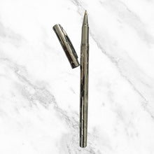 Designer Silver Ball Pen – Blue Ink | Glossy Finish