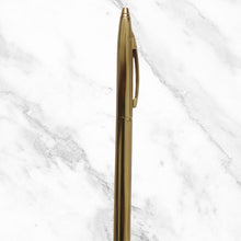 Metallic Glossy Gold Ball Pen – Premium Twist Mechanism | Blue Ink