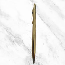 Metallic Glossy Gold Ball Pen – Premium Twist Mechanism | Blue Ink