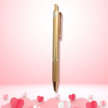 Metallic Glossy Gold Colour Body Ball Pen with Gold Clip | Click Mechanism