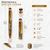 Metallic Glossy Gold Engraved Ball Pen – Premium Twist Pen for Men & Women