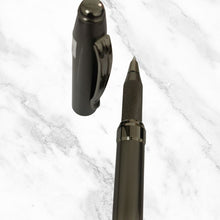 Metallic Glossy Gunmetal Ball Pen – Blue Ink | BallPenBazaar