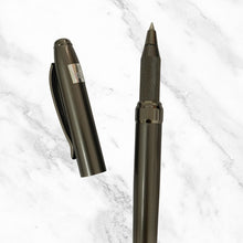 Metallic Glossy Gunmetal Ball Pen – Blue Ink | BallPenBazaar