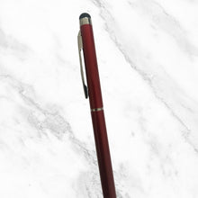 Glossy Maroon Ball Pen – Mobile Touch, Twist, Blue Ink