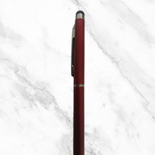 Glossy Maroon Ball Pen – Mobile Touch, Twist, Blue Ink