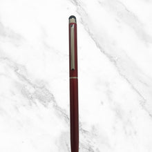 Glossy Maroon Ball Pen – Mobile Touch, Twist, Blue Ink