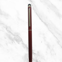 Glossy Maroon Ball Pen – Mobile Touch, Twist, Blue Ink