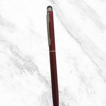 Glossy Maroon Ball Pen – Mobile Touch, Twist, Blue Ink
