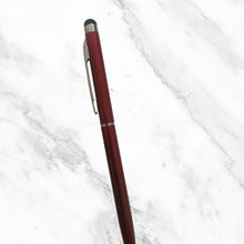 Glossy Maroon Ball Pen – Mobile Touch, Twist, Blue Ink